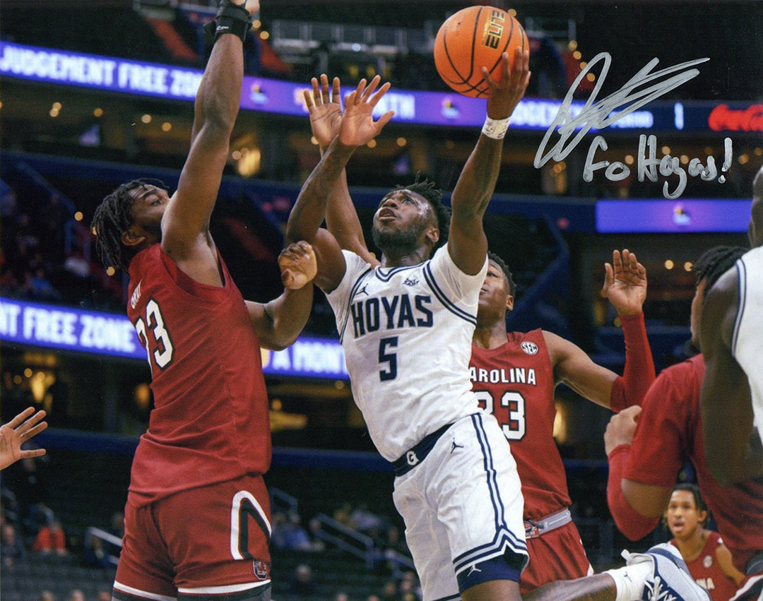 Jay Heath Georgetown Hoyas Autographed 8x10 Photo (CX Auth)