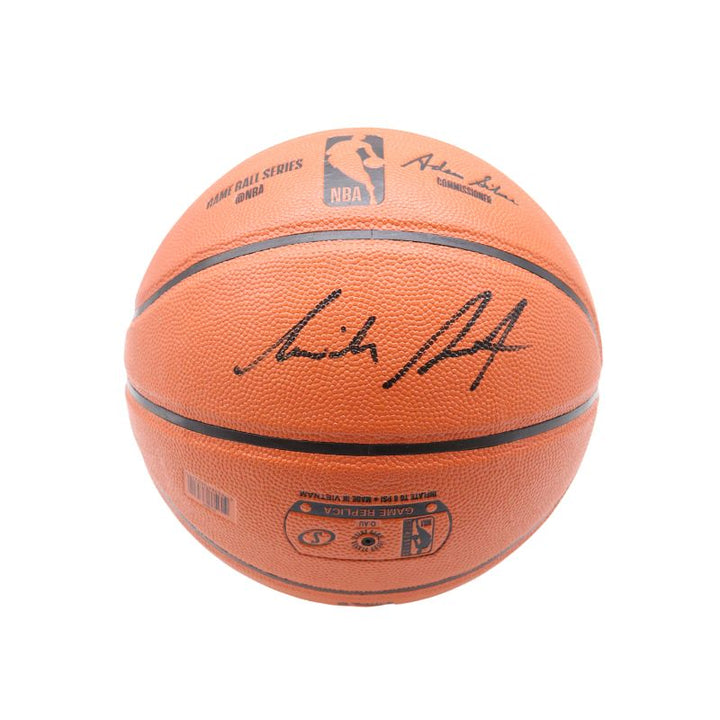 Isaiah Stewart Detroit Pistons Autographed Spalding Basketball (CX Auth)