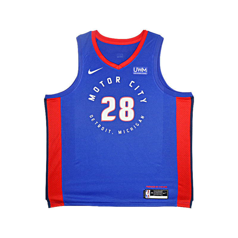 Detroit Pistons NBA Andre Drummond Nike City Edition Jersey