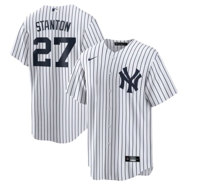 Giancarlo Stanton New York Yankees Nike Home White 2022 Replica Player Name Jersey