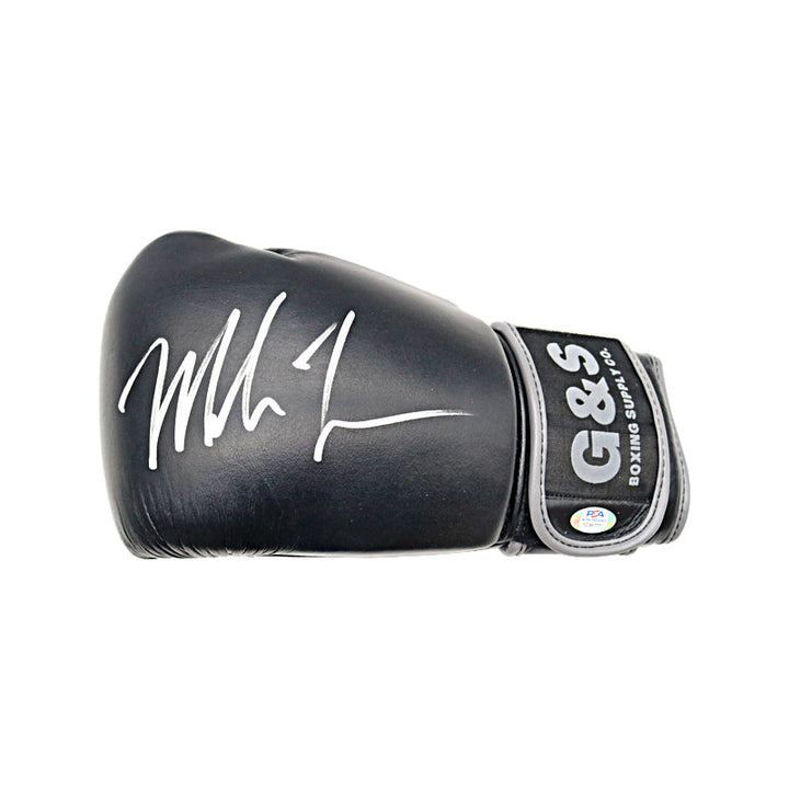 Mike Tyson Autographed Black G&S Boxing Glove (PSA Holo)