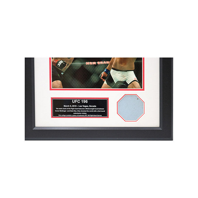 UFC 196 Fight Used Octagon Framed Collage