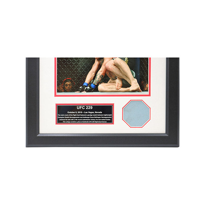 UFC 229 Fight Used Octagon Framed Collage