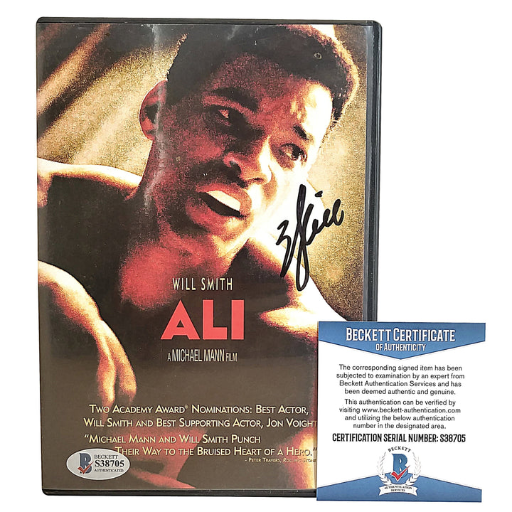 Will Smith Autographed 'Ali' DVD Cover with Beckett BAS COA S38705 - The Muhammed Ali Movie